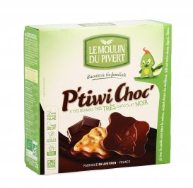 Biscotti al Burro con Cioccolato Fondente - P'tiwi Choc'