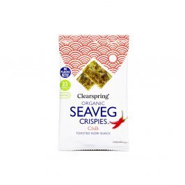 Snack di Alga Nori Bio con Peperoncino - Seaveg Crispies Chili