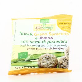 Snack Grano Saraceno e Avena con Semi di Papavero
