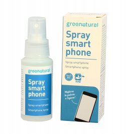 Spray pulizia per smartphone e occhiali (50ml) detergente ecologico 99%  naturale certificato da Ecocert