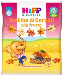 Stelline di Cereali Bio alla Frutta (1-3 anni)