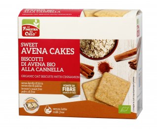Biscotti di Avena Integrale Bio alla Cannella - Sweet Avena Cakes