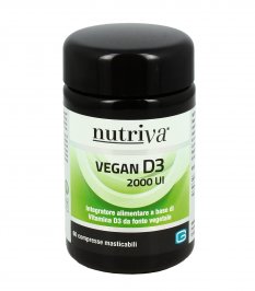 Vegan D3 2000 UI - Vitamina D3 in Capsule - Ossa e Muscoli