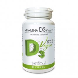 Vitamina D3 Vegan in Capsule - Sistema Immunitario e Ossa