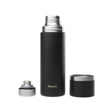 Bottiglia Thermos in Acciaio Inox - Nero