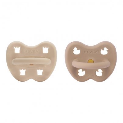 Set di 2 Ciucci Ortodontici (3-36 Mesi) - Sandy Nude Tan Beige