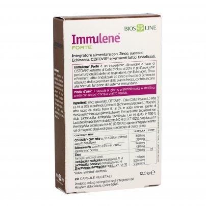 Immulene Forte - Difese Immunitarie 20 Capsule (12,9 g)