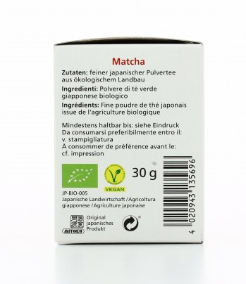 Polvere di Tè Verde Giapponese - Matcha Bio