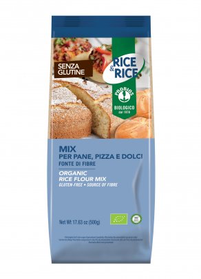 Mix per Pane Pizza e Dolci con Farina di Riso Senza Glutine - Rice & Rice